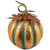 Fall Harvest Faux Copper Patina Metal Pumpkin Decoration - 13" - IMAGE 5
