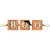BOO Wooden Block Halloween Sign with Bat Accent - 27.5" - IMAGE 2