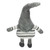 Striped Sitting Gnome Christmas Figure - 22" - Gray, White and Black - IMAGE 5