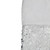 19" White and Silver Sequin Christmas Stocking With White Faux Fur Cuff - IMAGE 5