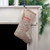 19" Beige and Red "Christmas Delivery" Stocking With Hanging Tag - IMAGE 2