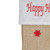 19" Beige and Red Burlap "Happy Holidays" Forest Trees Christmas Stocking - IMAGE 4