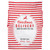 Striped Christmas Delivery Tied Gift Sack - 27.25" - White and Red - IMAGE 2