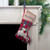 Plaid Merry Christmas Reindeer Stocking - 19" - Red and Green - IMAGE 2