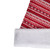 17" Red and White Nordic Striped Santa Hat With Pom Pom - IMAGE 3