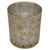 3" Matte Silver and Gold Stars and Snowflakes Flameless Glass Candle Holder - IMAGE 3