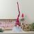 Lighted Christmas Gnome with Bendable Hat Figure - 18" - Red and Grey - IMAGE 2