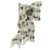 20" White Rattan Berry and Pinecone Christmas Bow - IMAGE 2