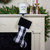20" White and Black Buffalo Plaid Christmas Stocking with Cuff - IMAGE 2