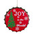 12" Red and Green Joy to the World Christmas Wall Decor - IMAGE 1