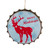 12" Blue and Red Happy Holidays Christmas Wall Decor - IMAGE 1