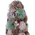 Glittered Pinecone Berry Christmas Tree - 16.5" - Green and Brown - IMAGE 3