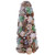 16.5" Glittered Green and Brown Pinecone Berry Christmas Tree - IMAGE 1