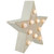 9.25" Lighted 5 Point Wooden Star Christmas Tabletop Decor - IMAGE 3