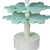Bead and Snowflake Cutout Christmas Tree with Star Topper Decoration - 23" - Green - IMAGE 5