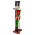 23.75" Red and Green Metal Nutcracker Soldier Christmas Decoration - IMAGE 3