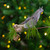 6.75" Gold Glittered and Sequined Clip-On Bird Christmas Ornament - IMAGE 2