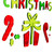 31-Piece Red and Green "Merry Christmas" Gel Christmas Window Clings - IMAGE 4