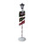 Solar-Powered North Pole Light Up Lantern Post Christmas Sign - 49.75" - IMAGE 3