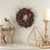 Red  Pine Cones and Ornaments Christmas Wreath, 13" - Unlit - IMAGE 2