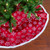 48" Red and White Snowflake Christmas Tree Skirt with a White Border - IMAGE 2