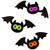 Jack-O-Lanterns and Bats Halloween Gel Window Clings - 6pc - IMAGE 5