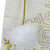 20" Cream with Gold Snowflakes Christmas Stocking with Faux Fur Cuff - IMAGE 6