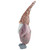Plaid Christmas Gnome with Sequin Hat - 24" - Pink and Gray - IMAGE 3
