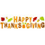 Happy Thanksgiving Autumn Gel Window Clings - Set of 24 - IMAGE 2