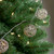 Battery Operated LED Wire Ball Christmas Lights - Warm White - 8' Clear Wire - 10ct - IMAGE 2