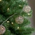 6.75ft LED Lighted B/O Gold Wire Ball Christmas Lights - Warm White Lights - IMAGE 2