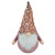 12" Pink and Rose Gold Christmas Gnome Tabletop Figure - IMAGE 1