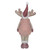 26-Inch Pink and Beige Standing Boy Moose Christmas Tabletop Figurine - IMAGE 5