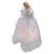 10" Lighted White Winged Angel Christmas Tree Topper - Clear lights - IMAGE 4