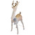 Lighted Standing Buck Outdoor Christmas Decoration - 48" - Warm White Lights - IMAGE 4