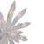 9-Inch Lighted White Snowflake Christmas Tree Topper - Clear Lights - IMAGE 4
