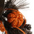 Black and Orange Witch with Ball Ornaments Artificial Halloween Wreath, 24-Inch - IMAGE 3