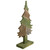 Textured Wooden Christmas Tree - 20.5" - Green and Brown - IMAGE 5