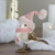 6.25" Winter Bird in Pink Santa Hat Tabletop Christmas Decoration - IMAGE 2