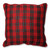 16.5" Red and Black Traditional Holiday Plaid Square Throw Pillow - IMAGE 1