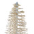 26" Gold Wooden Bottle Brush Christmas Tree - IMAGE 3