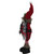 Buffalo Plaid Girl Gnome with Pigtails Christmas Figure - 17" - Red and Black - IMAGE 4