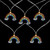 Rainbows in Clouds Christmas Light Set - 3.25' Clear Wire - 10ct - IMAGE 3