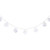 Snowflake LED Candlelight Clear Christmas Light Set - 4' Clear Wire - 10ct - IMAGE 4