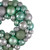 Silver and Seafoam Green 3-Finish Shatterproof Ball Christmas Wreath, 13-Inch - IMAGE 3