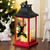 LED Lighted Merry Christmas Deer Flickering Candle Lantern - 13.75" - IMAGE 1