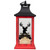 LED Lighted Merry Christmas Deer Flickering Candle Lantern - 13.75" - IMAGE 2
