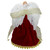 14" Red and Gold Traditional Angel Christmas Tree Topper - Unlit - IMAGE 5