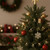 LED Lighted Glittered Mini Tree Christmas Lights - Warm White - 6' Clear Wire - 10ct - IMAGE 3