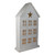 30" Snow-Covered Rustic White Wooden House Christmas Tabletop - IMAGE 3